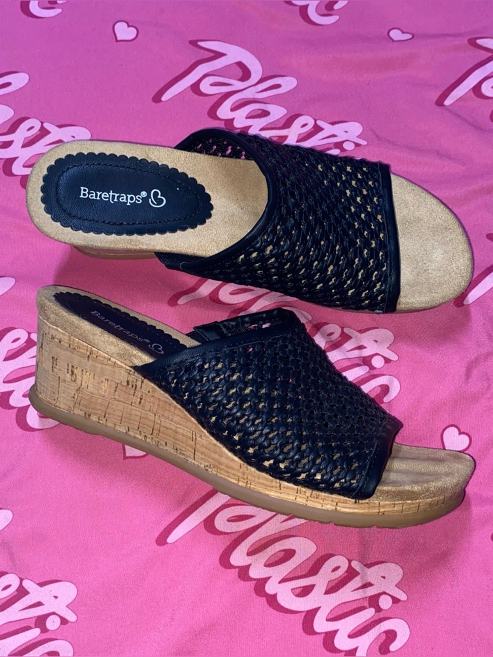 Baretraps Flossey Women's Wedge Sandals Open Toe High Heel Summer Casual Shoes